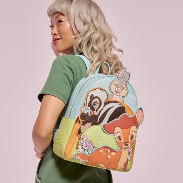 Bambi triple pocket backpack - DISNEY LOUNGEFLY