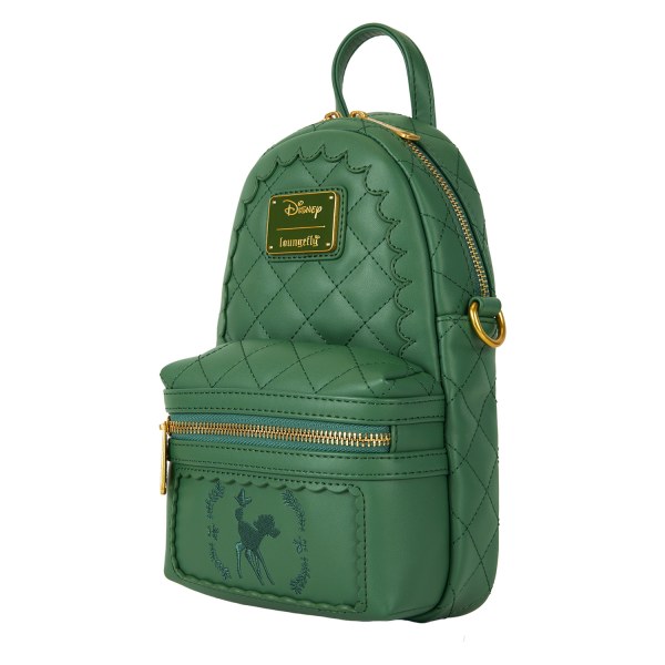 Bambi quilted texture convertible sling crossbody bag with coin bag - DISNEY LOUNGEFLY