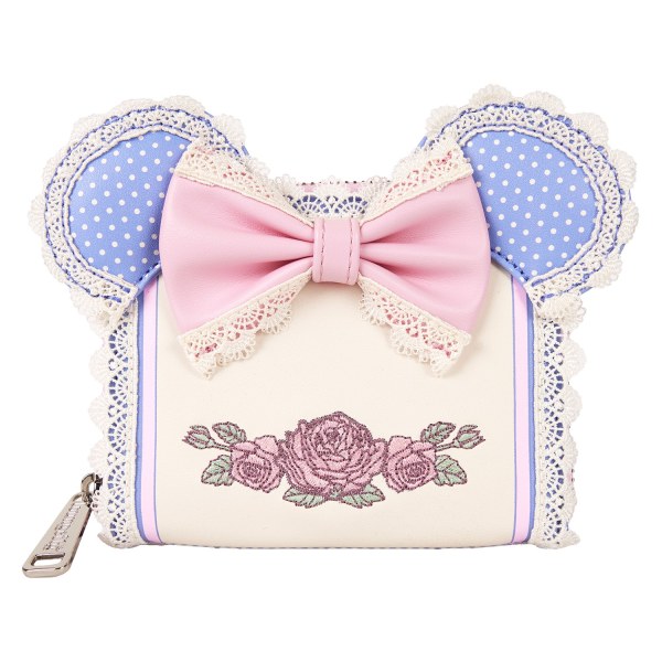 Minnie floral and lace ears wallet - DISNEY LOUNGEFLY