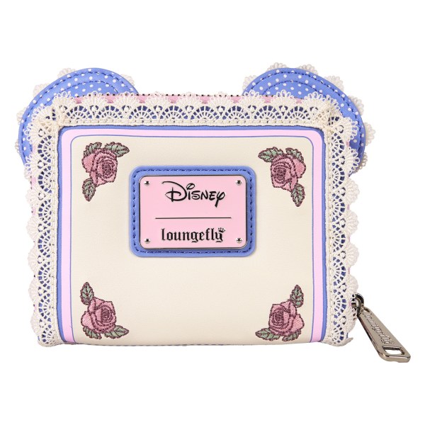 Minnie floral and lace ears wallet - DISNEY LOUNGEFLY