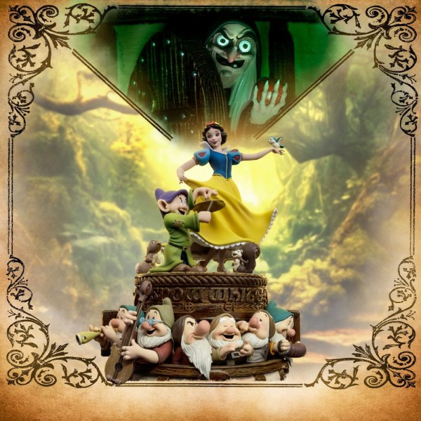 Snow White and the Seven Dwarfs Statuette 1/10 Art Scale Snow White and Dopey Deluxe Edition 21 cm