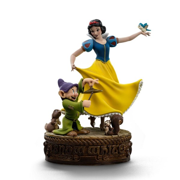 Snow White and the Seven Dwarfs Statuette 1/10 Art Scale Snow White and Dopey 21 cm
