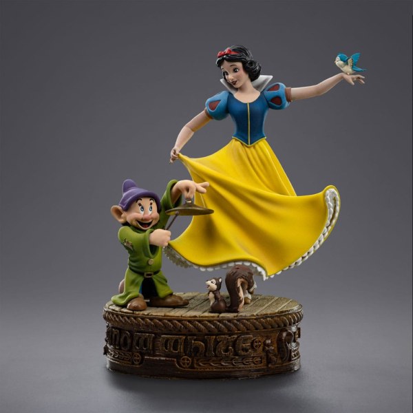 Snow White and the Seven Dwarfs Statuette 1/10 Art Scale Snow White and Dopey 21 cm