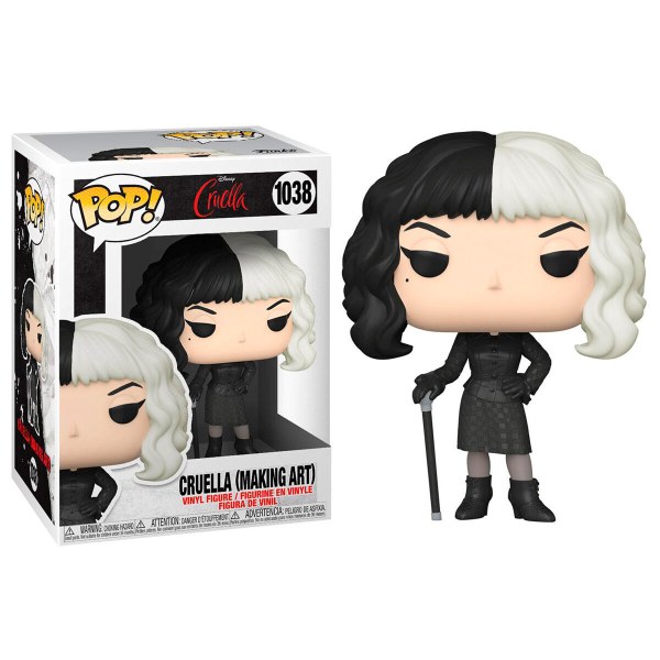 POP! 1038 figure Disney Cruella Making Art