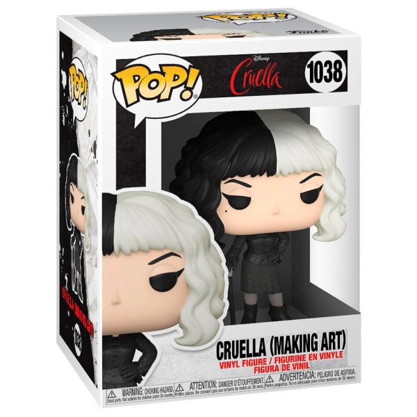 POP! 1038 figure Disney Cruella Making Art