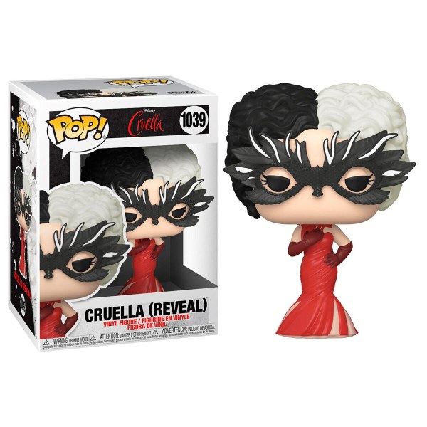 POP! 1039 figure Disney Cruella Reveal
