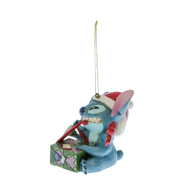 STITCH UNWRAPPING GIFT Hanging Ornament - DISNEY TRADITIONS