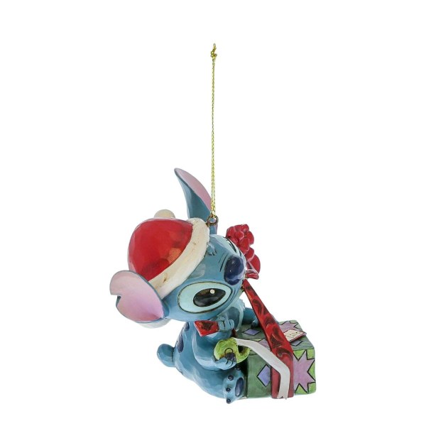 STITCH UNWRAPPING GIFT Hanging Ornament - DISNEY TRADITIONS