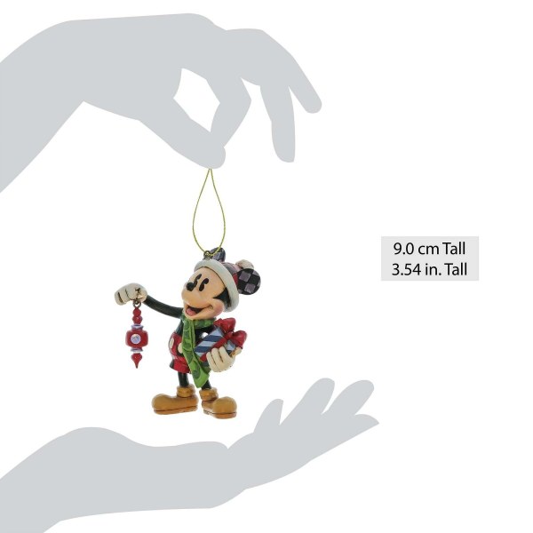 MICKEY HOLDING GIFTS Hanging Ornament - DISNEY TRADITIONS
