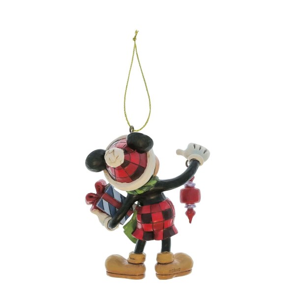 MICKEY HOLDING GIFTS Hanging Ornament - DISNEY TRADITIONS