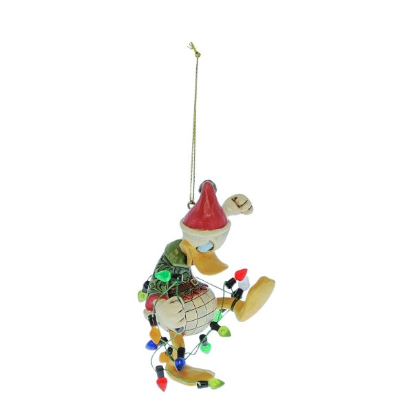 DONALD WRAPPED IN CHRISTMAS LIGHTS HO - DISNEY TRADITIONS