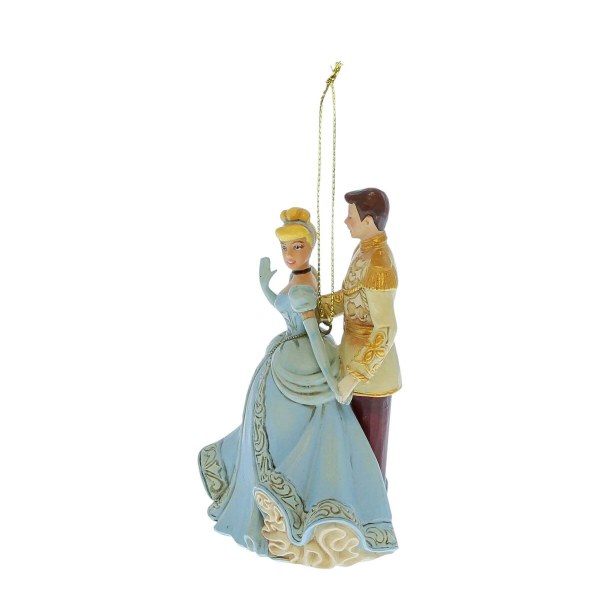 CINDERELLA & PRINCE Hangin Ornament - DISNEY TRADITIONS