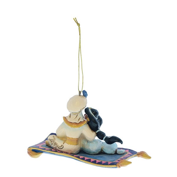 ALADDIN & JASMINE Hanging Ornament - DISNEY TRADITIONS