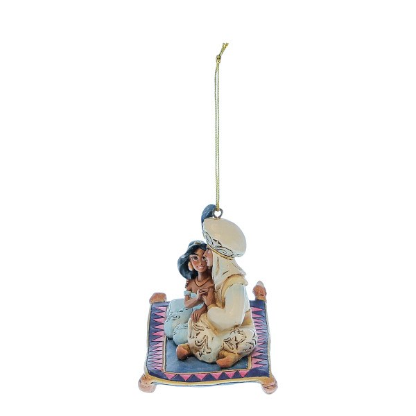 ALADDIN & JASMINE Hanging Ornament - DISNEY TRADITIONS