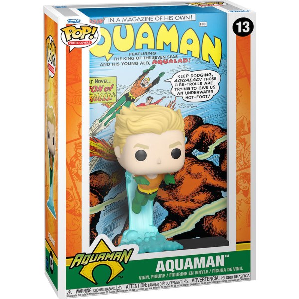POP! 13 figure Comic Cover DC Comics Aquaman