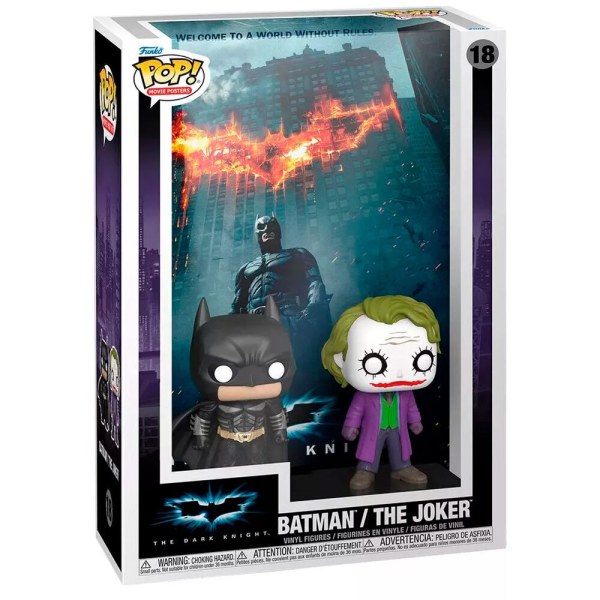POP! 18 figure Movie Poster DC Comics The Dark Knight Batman & Joker