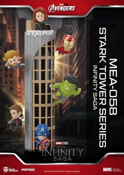 Marvel Mini Egg Attack The Infinity Saga Stark Tower Series Figure Assortment 12 cm (6)