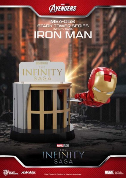 Marvel Mini Egg Attack The Infinity Saga Stark Tower Series Figure Assortment 12 cm (6)