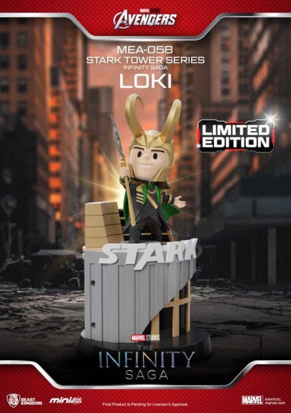 Marvel figurine Mini Egg Attack The Infinity Saga Stark Tower series Tony Stark & ​​Mark VII suit pod mod 12 cm
