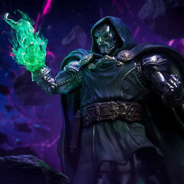 The Infinity Gauntlet Marvel Legends Diorama statuette 1/10 Art Scale Infinity Doctor Doom Deluxe Edition 42 cm