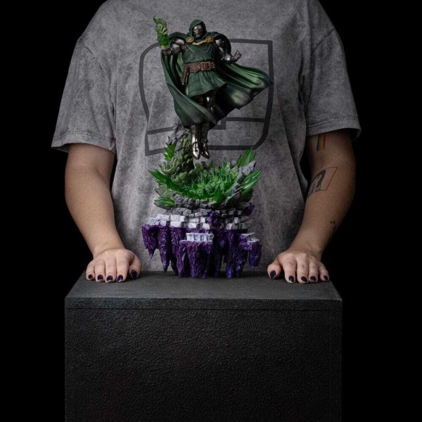 The Infinity Gauntlet Marvel Legends Diorama statuette 1/10 Art Scale Infinity Doctor Doom Deluxe Edition 42 cm