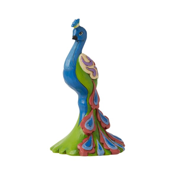 PEACOCK MINI FIGURE - JIM SHORE HEARTWOOD CREEK