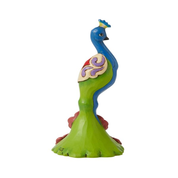 PEACOCK MINI FIGURE - JIM SHORE HEARTWOOD CREEK
