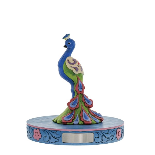 PEACOCK MINI FIGURE - JIM SHORE HEARTWOOD CREEK