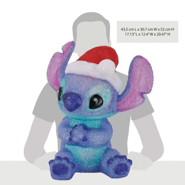 STITCH ACRYLIC LIGHT UP FIGURINE - Disney D56