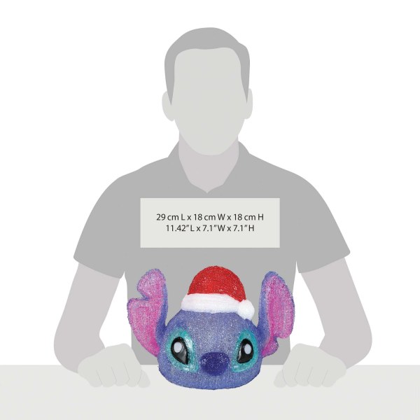 STITCH HEAD LIGHT UP FIGURINE - Disney D56