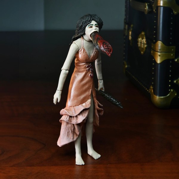 PUPPET MASTER - 7" SCALE ACTION FIGURE - LEECH WOMAN AND TOULON'S PUPPET CASE 2 PK