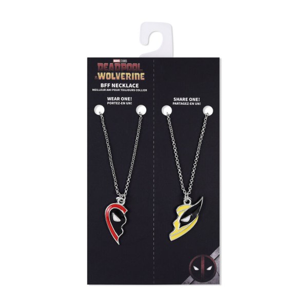 Set 2 necklaces - Marvel Deadpool & Wolverine