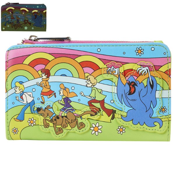 Scooby Doo Loungefly Portefeuille  Psychedelic Monster Chase Gitd