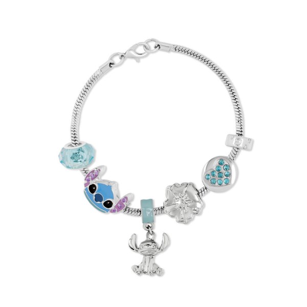 Stitch charm bracelet silver - Disney