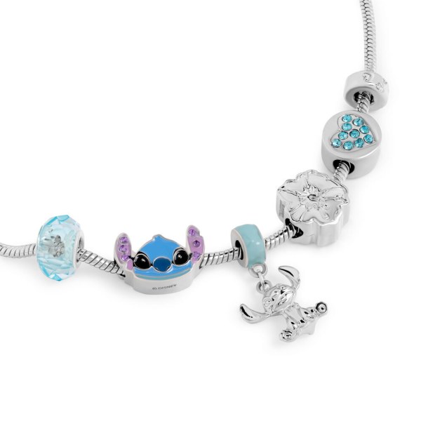 Stitch charm bracelet silver - Disney