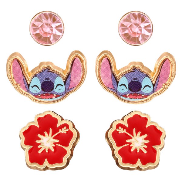 Stitch Set 3 pairs of earrings - Disney