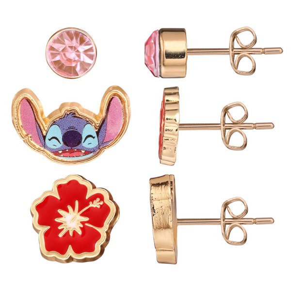 Stitch Set 3 pairs of earrings - Disney