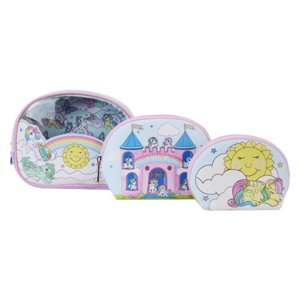 My Little Pony Loungefly Set 3 Pochettes Cosmetiques