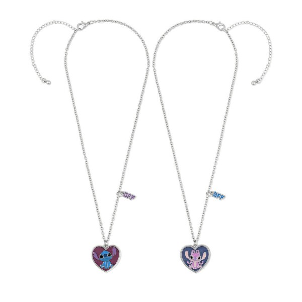 Set 2 necklaces Angel & Stitch - Disney