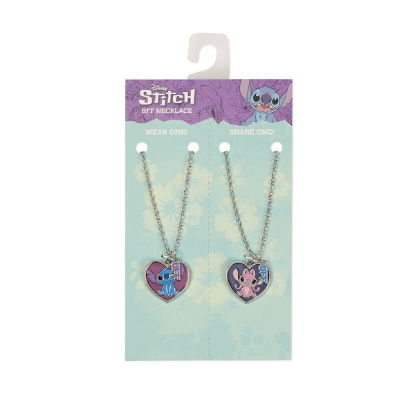 Set 2 necklaces Angel & Stitch - Disney