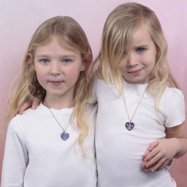 Set 2 necklaces Angel & Stitch - Disney