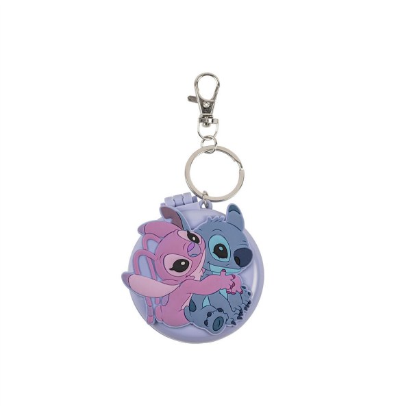 Keychain brush and mirror Stitch & Angel - Disney