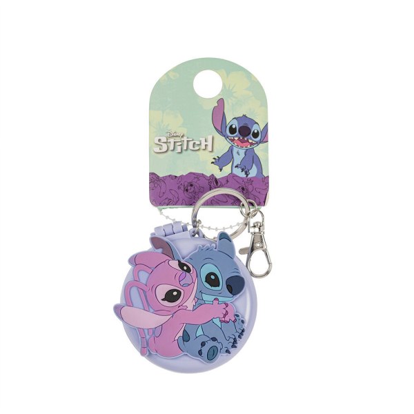 Keychain brush and mirror Stitch & Angel - Disney