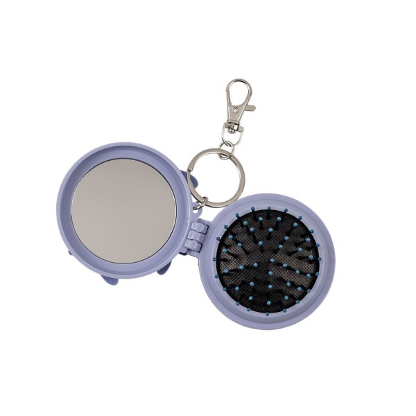 Keychain brush and mirror Stitch & Angel - Disney