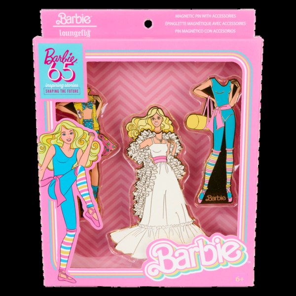 Barbie Loungefly 65Th Anniversary Paper Doll Magnetic Pin Set