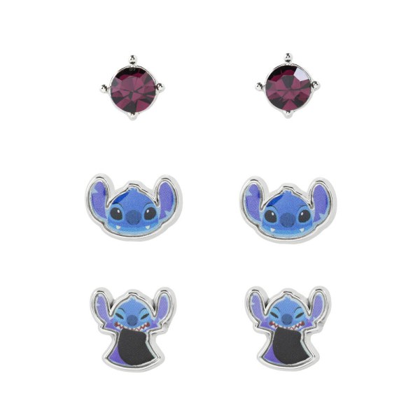 Set 3 pairs of earrings Stitch - Disney