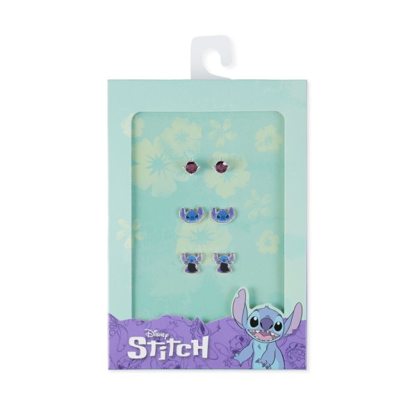 Set 3 pairs of earrings Stitch - Disney