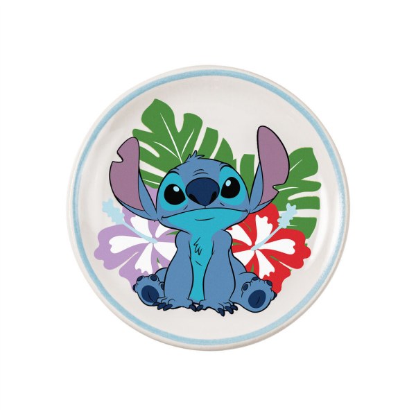 Stitch earrings + jewellery plate - Disney