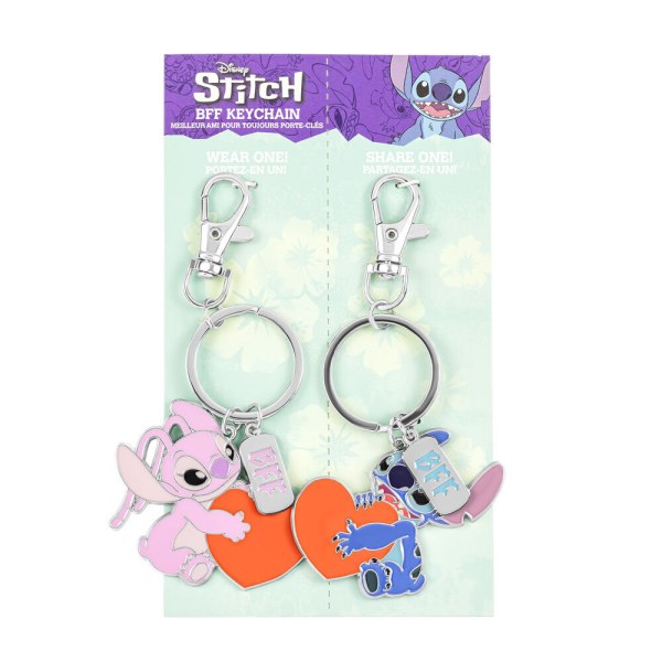 Stitch & Angel Set 2 keychains - Disney