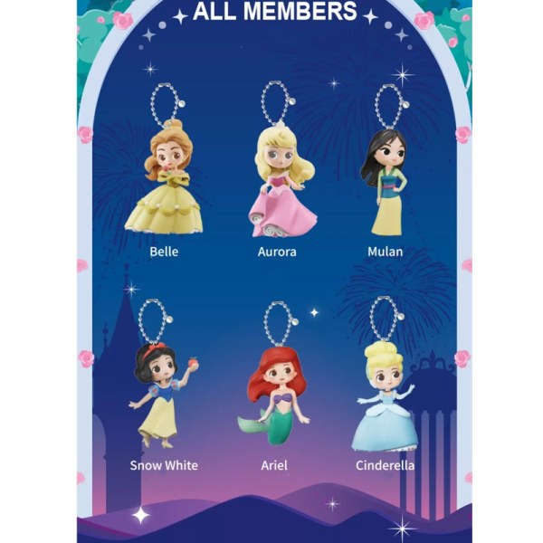 Disney Mystery Box Princess Collection Keychain